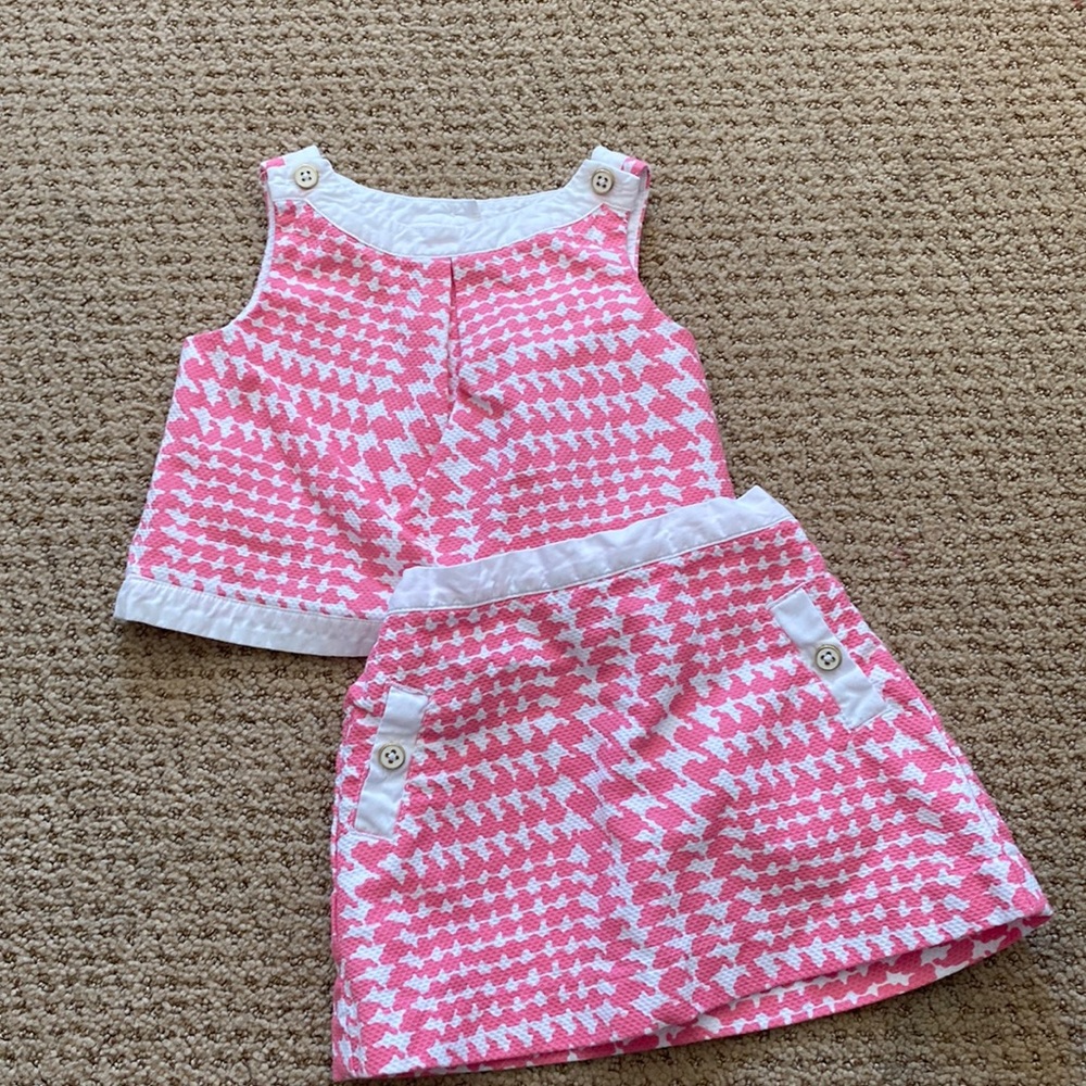 Janie and Jack girl matching set